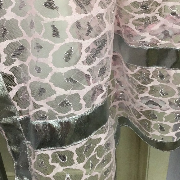 Dupatta scarf  SILVER LAVENDER SCARF Indian wedding - Picture 2 of 2